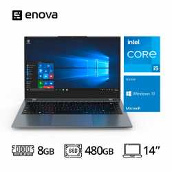 Notebook enova 14p Tigerlake I5-1135G7  RAM 8GB SSD 480GB M.2 Win 10 Home i450