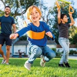 Juego de Plaza Dos Hamacas, Balancin y Barra Trapecio Gimnasia 26746/5