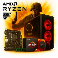 Pc Necxus Gamer Ryzen 5 7600 8GB DDR5 512GB SSD PCIe Thermaltake 600W