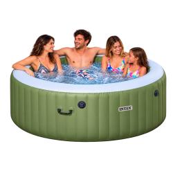 Jacuzzi Spa inflable Burbuja Terapia Oliva Redondo 795 Lt 196 x 71 cm 28426 2792