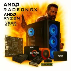 Pc Necxus Gamer Ryzen 5 4500 16GB 256GB SSD RTX 3050 6GB