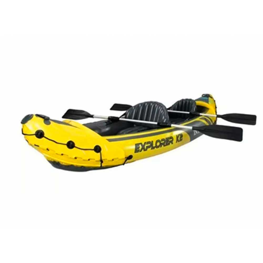 Kayak hinchable Challenger K2 Intex 2 plazas 2 remos+bomba de