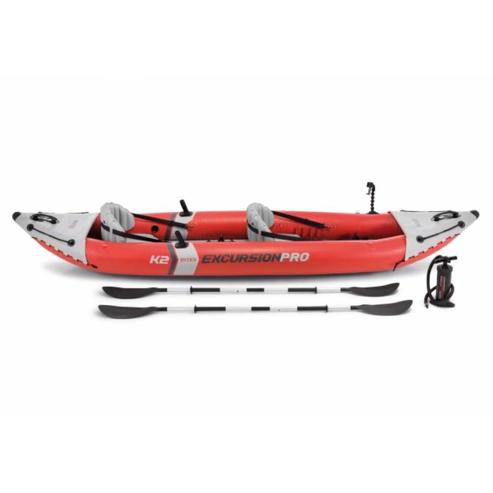 Kayak Inflable Intex Explorer K2 Set Capacidad 2 Personas