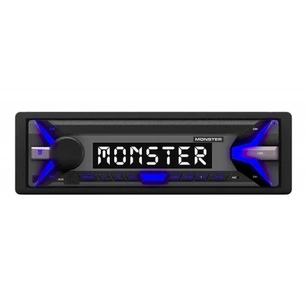 Estereo Monster Bluetooth RGB Frente Desmontable
