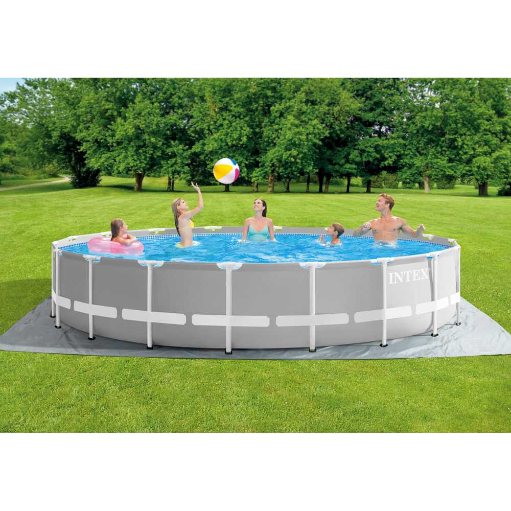 Pileta Estructural Redonda Intex Prism Frame Premium 549 x 122 Cm C/Bomba con Acces. 25636/2