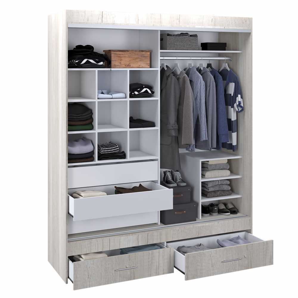 Placard CORSA Ropero Vestidor 180x220 con espejo Helsinki