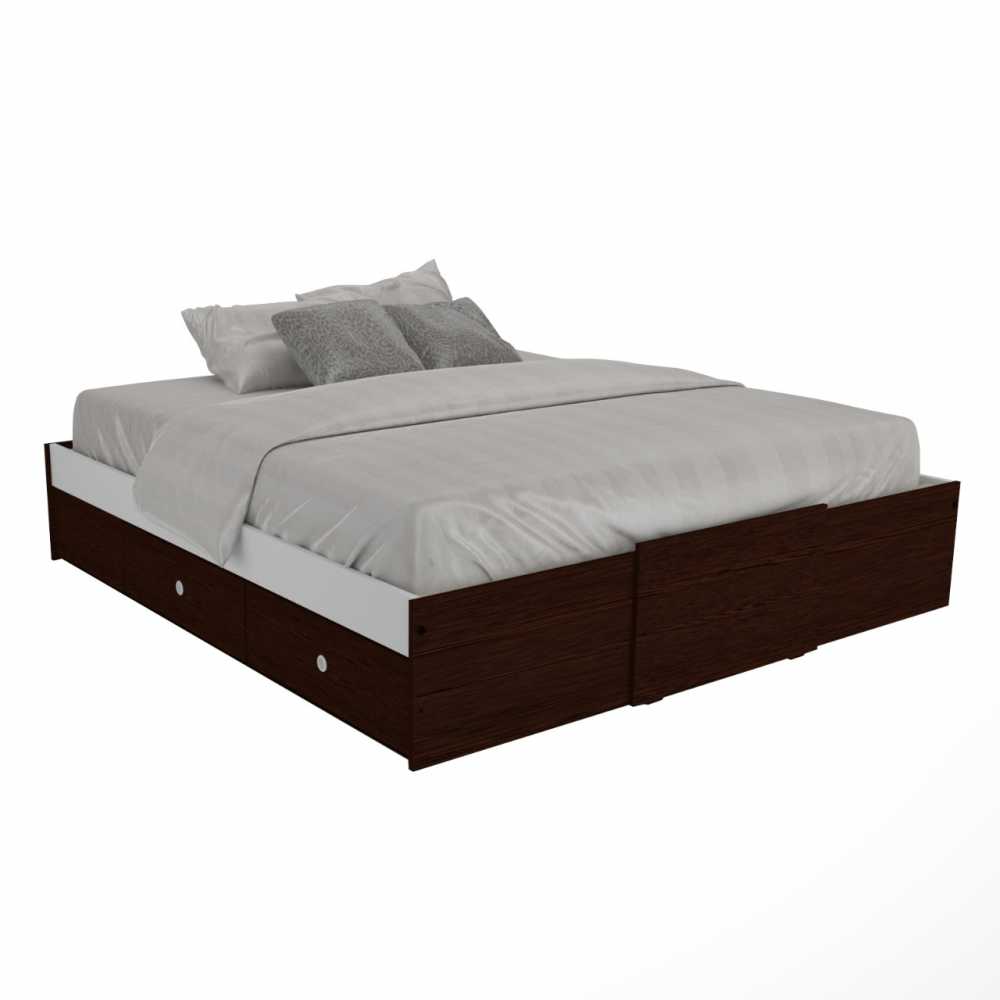 Cama Extensible CORSA con Cajones 160/200 cm wengue