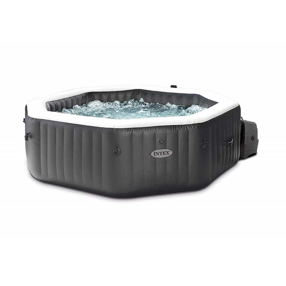 Spa Jacuzzi Octogonal Intex Deluxe Burbujas y Jets 4 personas- 201cm x 71cm  25068/7