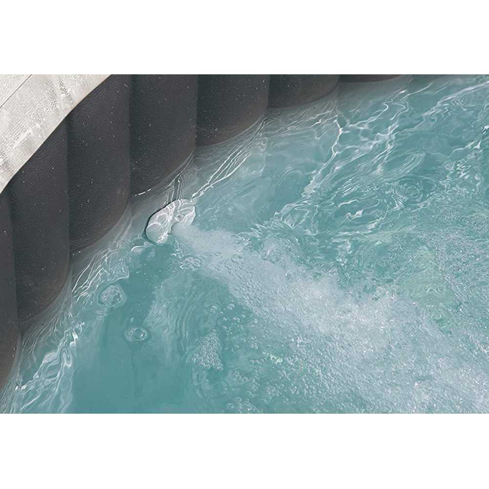 Spa Jacuzzi Octogonal Intex Deluxe Burbujas y Jets 4 personas- 201cm x 71cm  25068/7