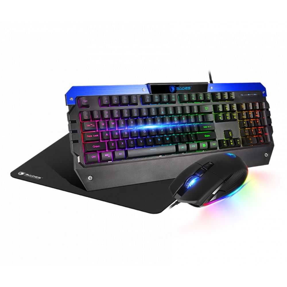 Teclado y Mouse Combo Sades Battle Ram
