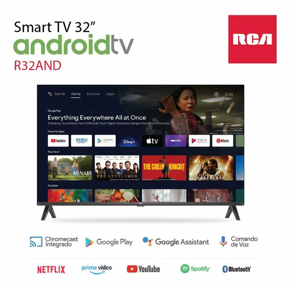 Smart Tv RCA 32 Pulgadas Android Chromecast Google