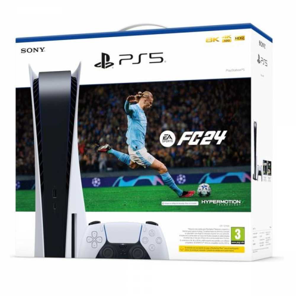 Necxus - Consola Sony PS5 Playstation 5 Edicion Standard Edicion FC24 FiFa  24