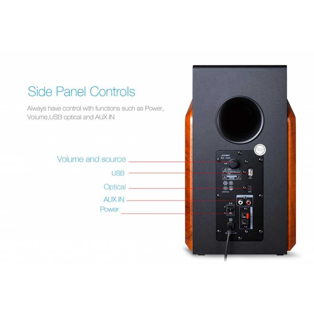 Parlante FyD Fenda R60BT Wood 120W