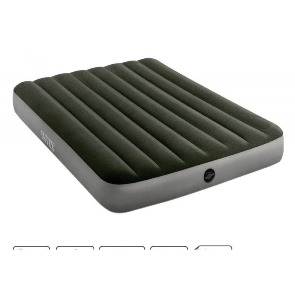 Colchon Inflable C/Inflador INTEX 137 x 191 x 25 Cm  Downy Airbed 25589/5