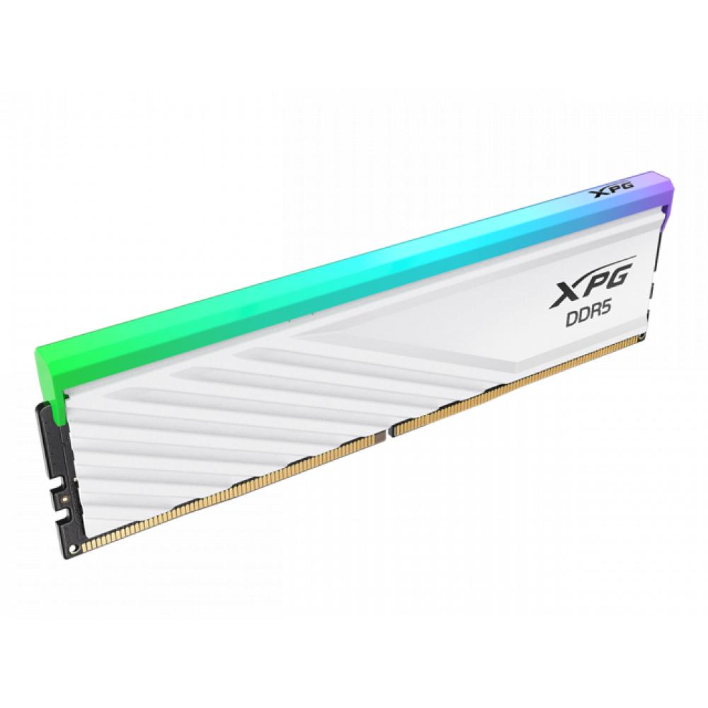 MEMORIA ADATA DIMM LANCER SINGLE 32GB (2X16) DDR5 6000 LANCER BLADE WHITE RGB