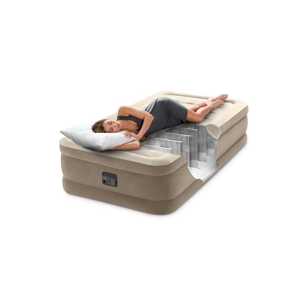 Colchon electrico dura-beam intex 99 x 191 x 46 cm ultra plush sommier 25624/7