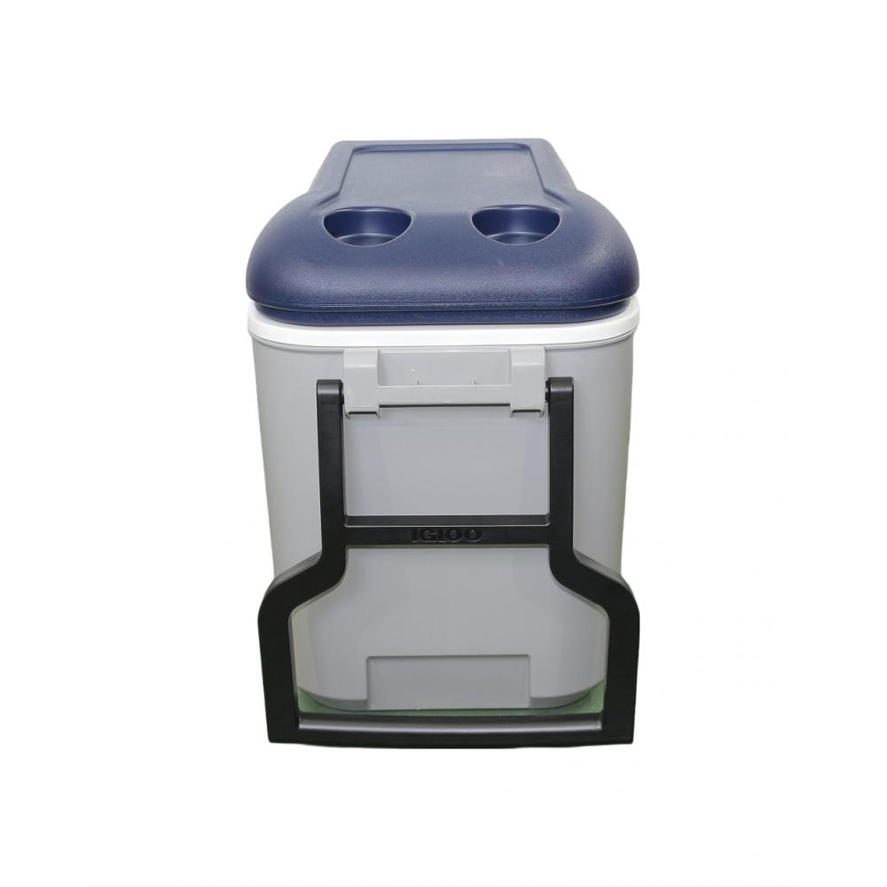 Conservadora igloo maxcold 40 qt ( 38 lts ) 34814 gris c/ruedas