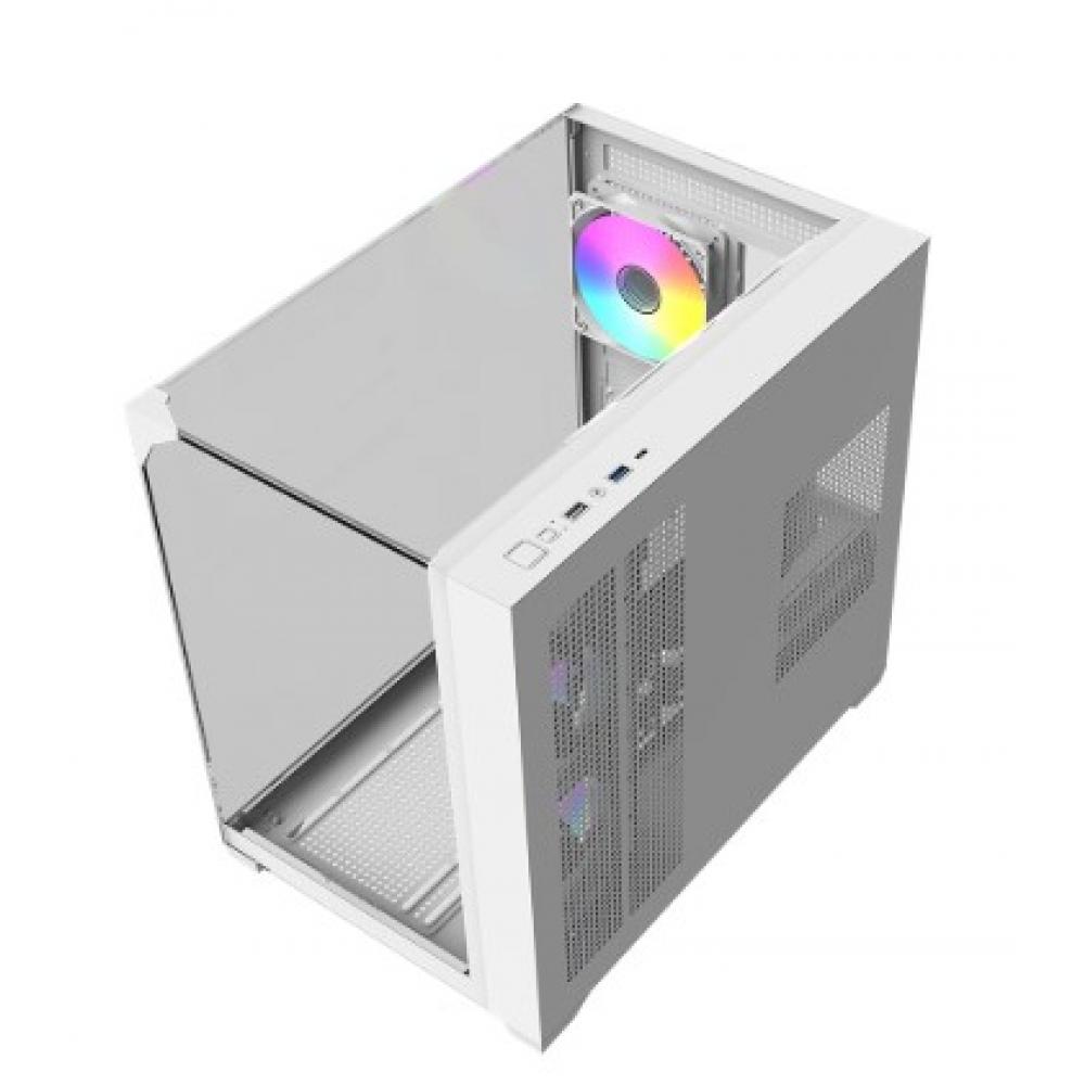 Gabinete Gamer Raidmax Inifita I620 Fishtank 4 Fan Argb