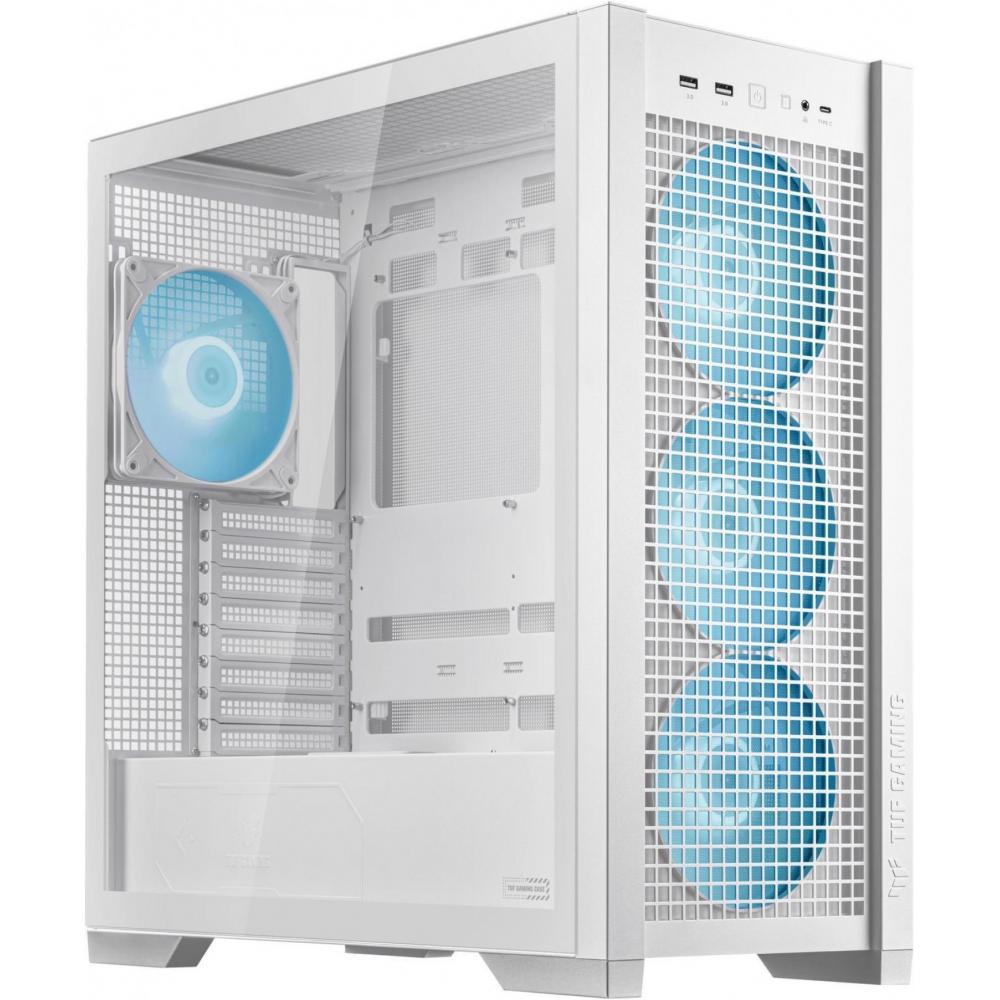 Gabinete Asus Tuf Gaming Gt302 Argb Btf Eatx Usb-c Blanco