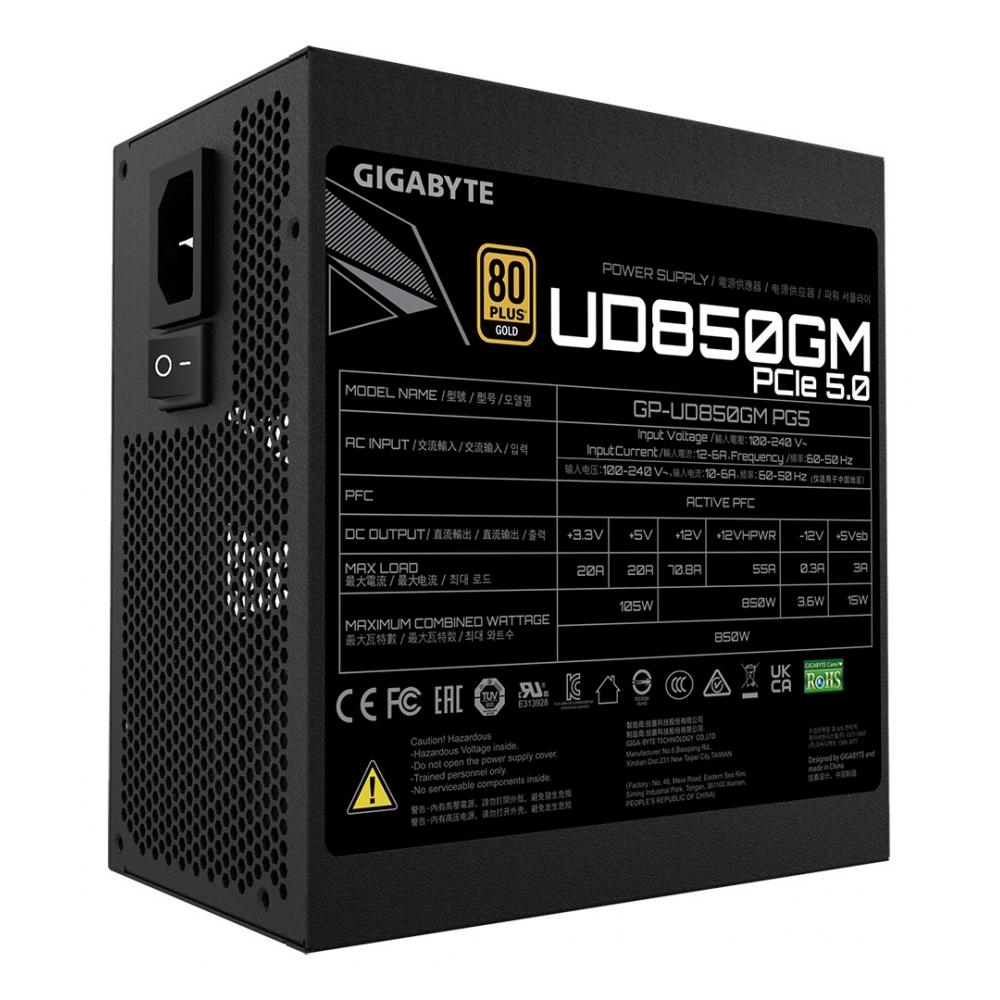 Fuente Gigabyte 850w Pg5 80 Plus Gold Modular